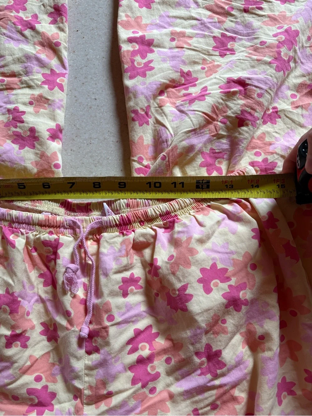 2000s Xhilaration Pink Floral Cream Pajama Pants
